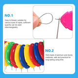50 Pcs Plastic Threader Hook DIY Tools Craft Accessories