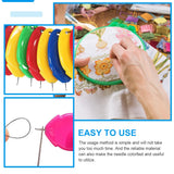 50 Pcs Plastic Threader Hook DIY Tools Craft Accessories