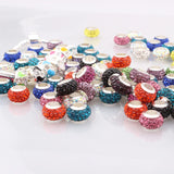 50 Pcs Mixed Austria Crystal Beads Rhinestone Charms DIY Bracelet Bangle Jewelry