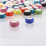 50 Pcs Mixed Austria Crystal Beads Rhinestone Charms DIY Bracelet Bangle Jewelry