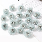 50 Pcs Silk Rose Artificial Flowers Wedding Decor Home DIY Bridal Hair