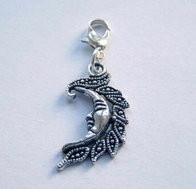 50 Pcs Tibetan Silver Charm Lobster Clasp for Bracelets & Necklaces