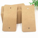 50 Pcs Paper Card DIY Jewelry Display Card 12*6cm