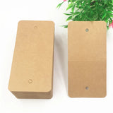 50 Pcs Paper Card DIY Jewelry Display Card 12*6cm