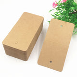 50 Pcs Paper Card DIY Jewelry Display Card 12*6cm