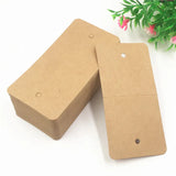 50 Pcs Paper Card DIY Jewelry Display Card 12*6cm