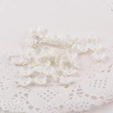 50 Pcs 10mm Flower Resin Cabochons Pack for Bracelet Earrings