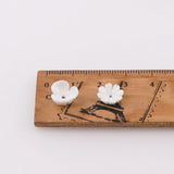 50 Pcs 10mm Flower Resin Cabochons Pack for Bracelet Earrings