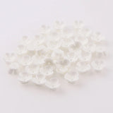 50 Pcs 10mm Flower Resin Cabochons Pack for Bracelet Earrings