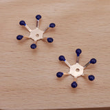 50 Pcs 21mm Metal Flower Bead Cap Bridal Hair Accessories DIY Jewelry Findings