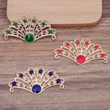 50-Piece 29*55mm Metal Filigree Bridal Hair Accessories DIY Jewelry Findings
