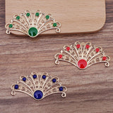 50-Piece 29*55mm Metal Filigree Bridal Hair Accessories DIY Jewelry Findings