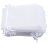 50 Organza Gift Bags 4x6 Drawstring Jewelry Pouches Wedding Favor Bags