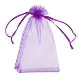 50 Organza Gift Bags 4x6 Drawstring Jewelry Pouches (Multicolor)