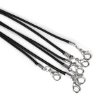 50 Pcs Braided Leather Rope Wax Rope Adjustable Necklace Pendant Chain