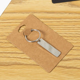 50Pcs Mixed Brown Gift Ring Keychain Cards Jewelry Display Storage Holder