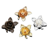 50PCS 20mm Copper Flower Slice Charms Jewelry Findings