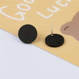50 Earring Components Ear Stud Decoration DIY Jewelry Finding Accessory