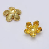 50 Pcs/Lot 15 mm Metal Flower Stamen Bead Caps DIY Jewelry Making Accessories