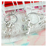 50pcs 25*12MM Key String Pendant Antique Charms for Diy Necklace