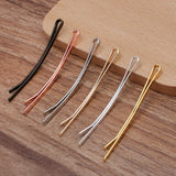 50 Pack 55*2mm Curved Hair Clip Hairpin Bobby Pins Barrette Hairwear