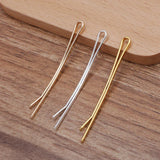 50 Pack 55*2mm Curved Hair Clip Hairpin Bobby Pins Barrette Hairwear
