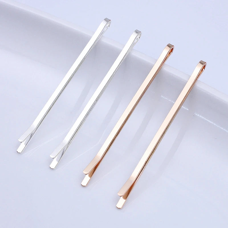 50 Pcs 55mm Metal Hairpin Women Lady Bobby Pins Hairclip Hair Accessories
