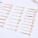 50 Pcs 55mm Metal Letters Hair Clip Hairpin Lady Bobby Pins Barrettes