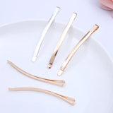 50pcs 60mm Metal Bobby Pins Curved Hairgrip Barrette Hairclip Hair Accessories