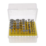 50 Pc Diamond Burr Set 1/8-Inch Shank for Rotary Tools Grinding Glass Burr