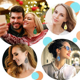 50 Sublimation Earring Hooks with Jump Rings for DIY Halloween Christmas
