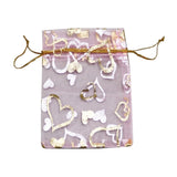 50 Multicolor Organza Drawstring Bags for Gift, Candy, Wedding - T8DE