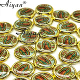 50 Religious Two-Sided Drop Oil Ccb San Judas Jesus Mary DIY