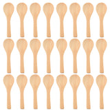 50 Small Wooden Spoons for Cooking Condiments - Light Brown