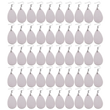 50 Pcs Sublimation Blank Teardrop Earrings for DIY Jewelry Making