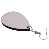 50 Pcs Sublimation Blank Teardrop Earrings for DIY Jewelry Making