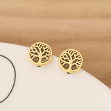 50 Tibetan Silver/Gold Life Tree Beads for Bracelet Making 9mm