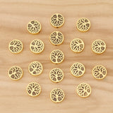50 Tibetan Silver/Gold Life Tree Beads for Bracelet Making 9mm