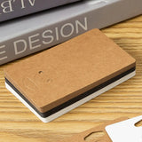 50 Pieces Brown Gift Jewelry Display Ring Keychain Card Holder