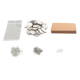 50 Sublimation Blank Halloween Christmas DIY Earring Hooks & Jump Rings