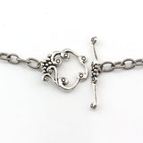 50 Antique Silver OT Toggle Clasps for DIY Jewelry Making F-69