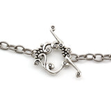 50 Antique Silver OT Toggle Clasps for DIY Jewelry Making F-69