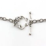 50 Antique Silver OT Toggle Clasps for DIY Jewelry Making F-69