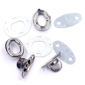 50 Sets Silver Oval Frame Kiss Clasp Purse Closure Twist Lock Bag Accessories