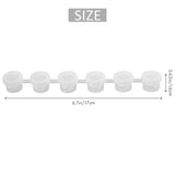 50 Clear 3Ml Mini Painting Cup Pot Storage Paint Containers