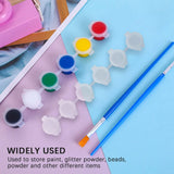 50 Clear 3Ml Mini Painting Cup Pot Storage Paint Containers