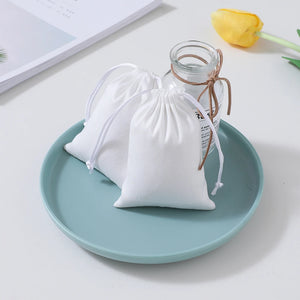 Custom Logo Flannel Jewelry Gift Bags Drawstring Pouches for Wedding Party