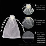 50 Organza Bags Raffle Tickets Wedding Party Decoration Jewelry Bags