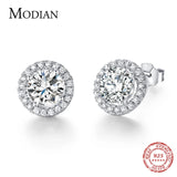 50% off 925 Sterling Silver Zircon Stud Earrings