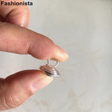 50 pcs 15x16mm Wire Ball Charms, Handmade Crafts, Jewelry Supplies